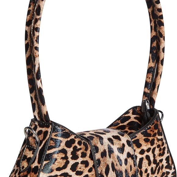 Compact Leopard Print Shoulder Bag with Secure Zipper Closure – Perfect Gift! - Picture 4 of 6